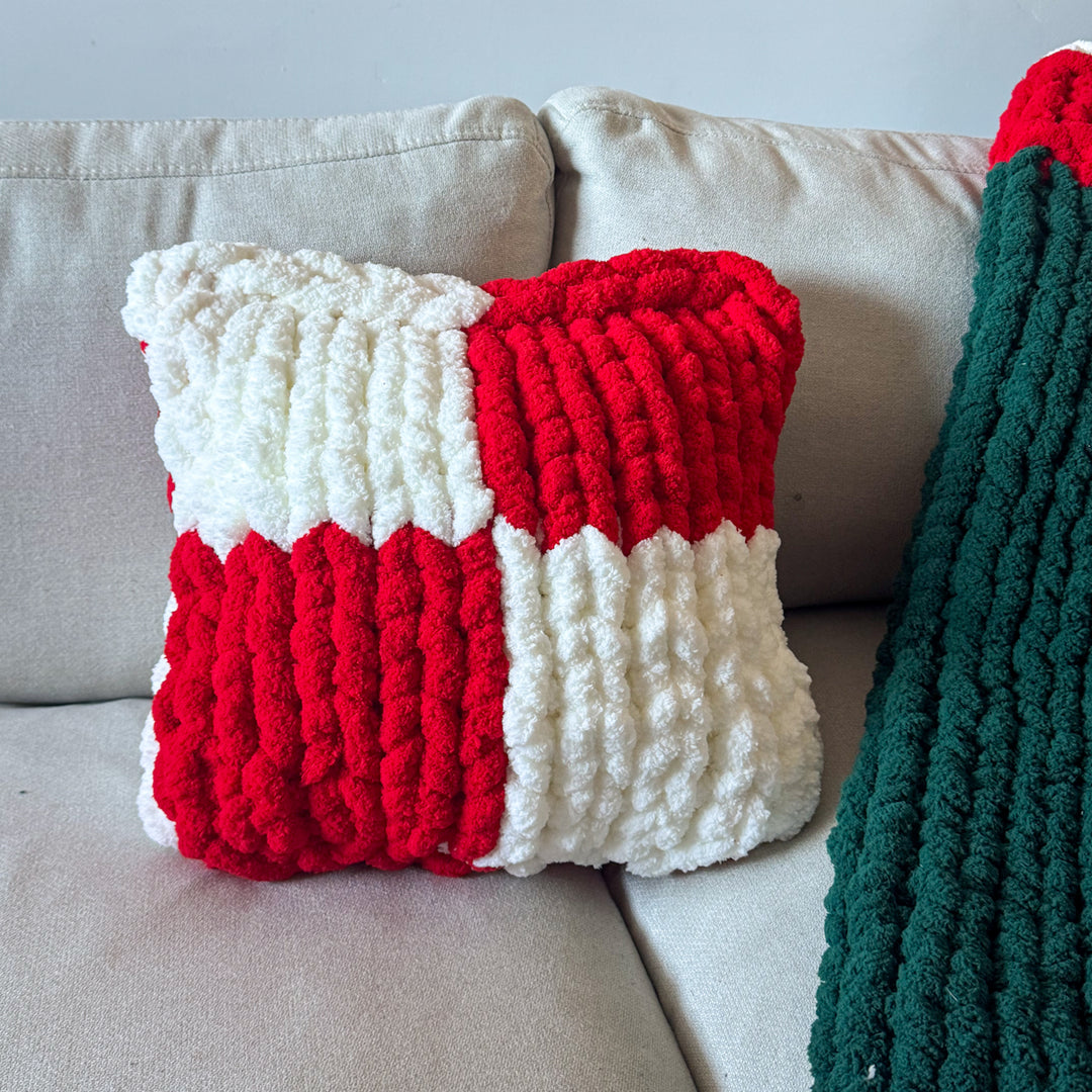 Checkerboard Pillow — PDF Pattern + Video Tutorial