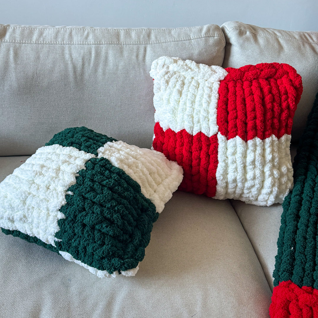 Checkerboard Pillow — PDF Pattern + Video Tutorial